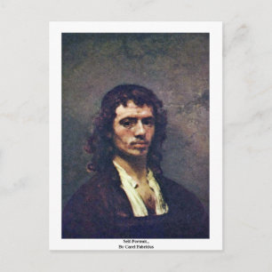 Cartão Postal Autorretrato, Por Carel Fabritius