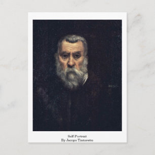 Cartão Postal Autorretrato. Por Jacopo Tintoretto