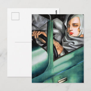 Cartão Postal Autorretrato   Tamara De Lempicka  