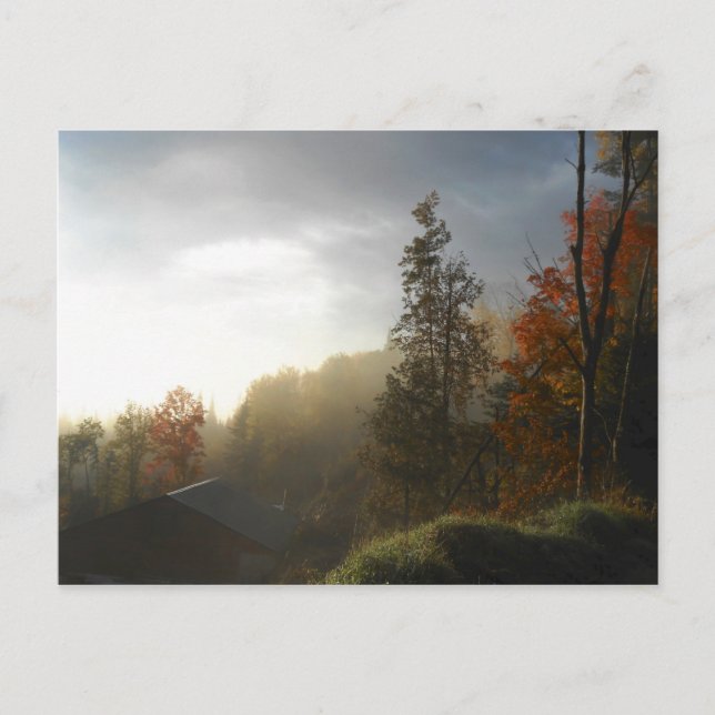 Cartão Postal Autumn Adirondacks Árvores Paisagem (Frente)