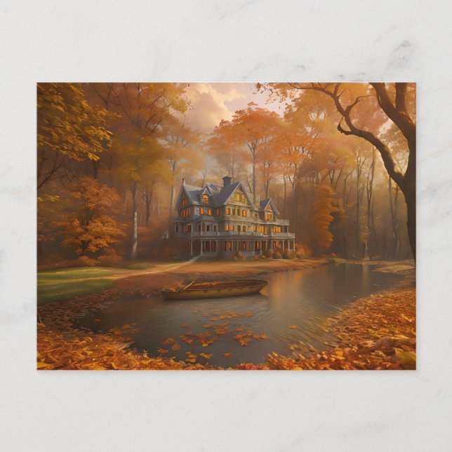 Cartão Postal Autumn Colors of Ontário (Frente)