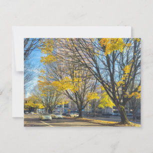 Cartão Postal Autumn em Portland, Oregon