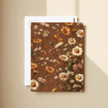 Autumn Flower Cottagecore Botânica Floral Rustic