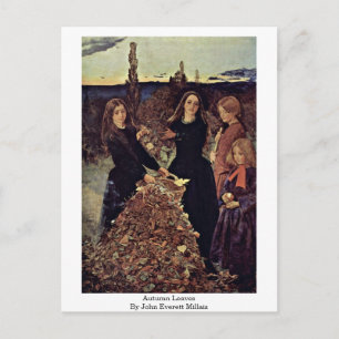 Cartão Postal Autumn Leaves Por John Everett Millais