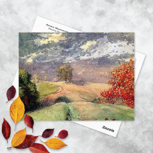 Cartão Postal Autumn Mountainville NY Winslow Homer