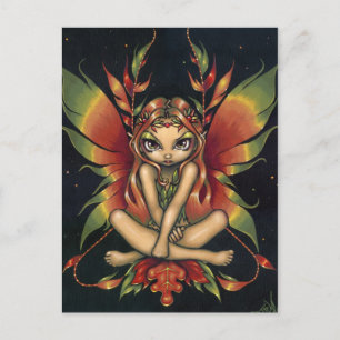 Cartão postal "Autumn Night Fairy"