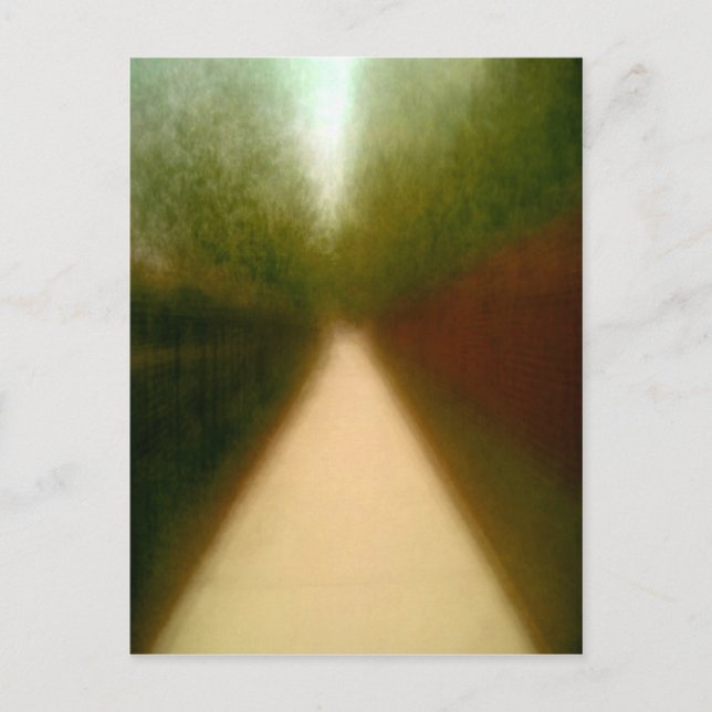 Cartão Postal Autumn Road (Frente)