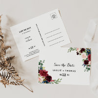 Autumn Rustic Dazzling Burgundy Salvar a Data