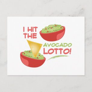 Cartão Postal Avacado Lotto