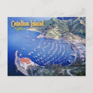 Cartão Postal Avalon Bay, Ilha Catalina, Califórnia