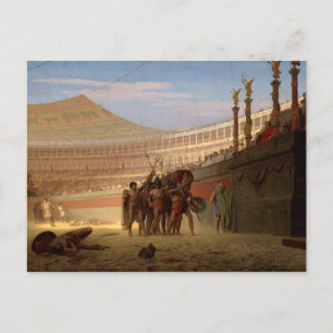 Cartão Postal Ave César Nós que estamos prestes a morrer.