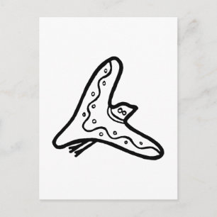 Cartão Postal Ave, desenho australiano (aborígene)