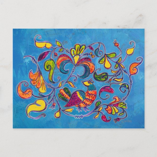 Cartão Postal Ave do Norte da Rússia (Frente)