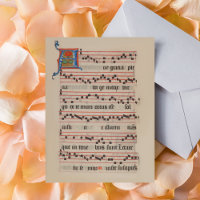 Ave gratia plena - Manuscrito Antifão Medieval