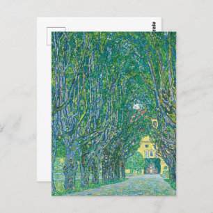 Cartão Postal Avenida Klimt no Parque de Schloss Kamme Fine Art
