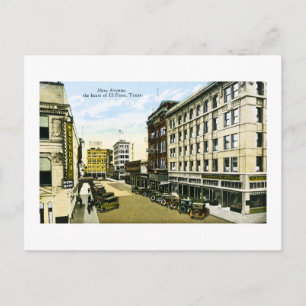 Cartão Postal Avenida Mesa, El Paso, Texas