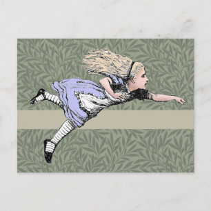 Cartão Postal Aventura da Alice Voadora no País das Maravilhas T
