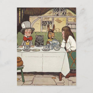 Cartão Postal Aventuras de Alice no País das Maravilhas
