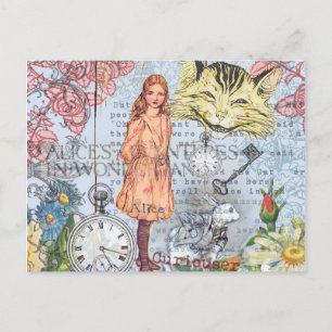 Cartão Postal Aventuras de Alice no País das Maravilhas Clássico