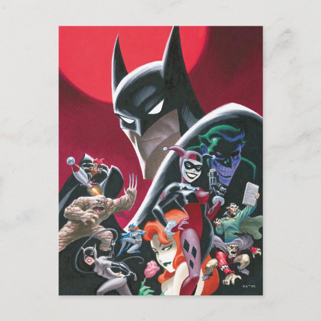 Cartão Postal Aventuras de Batman Damas Perigosas e Demônios (Frente)
