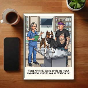 Cartão Postal Aventuras de ER Veterinário Cartoon