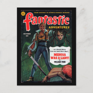Cartão Postal Aventuras Fantásticas - 1951-10_Arte Pulp