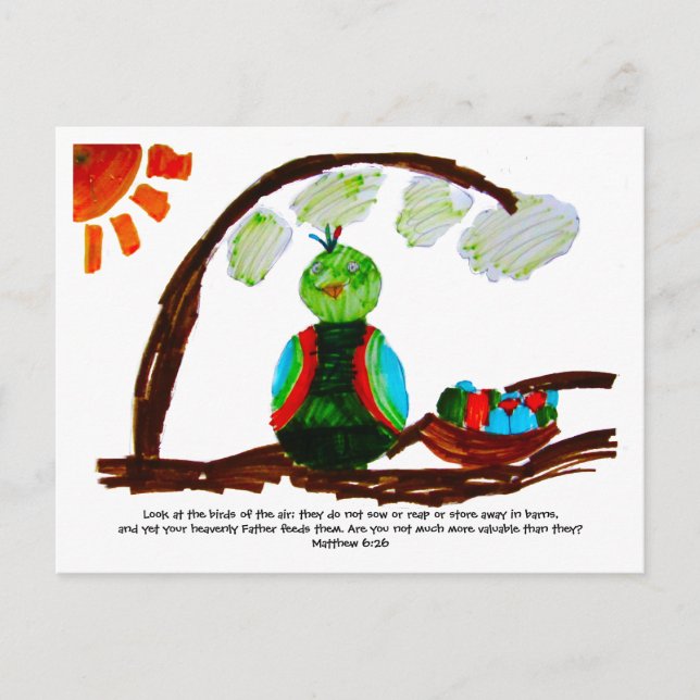 Cartão Postal Aves do Ar (Frente)