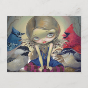 Cartão postal "Aves do Quintal"