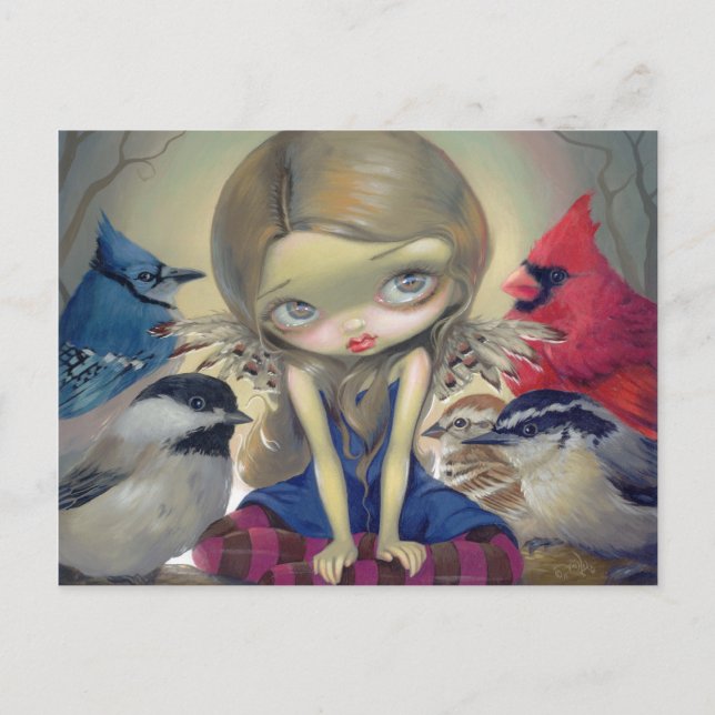 Cartão postal "Aves do Quintal" (Frente)