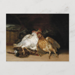 Cartão Postal Aves Muertas - Francisco de Goya