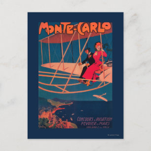 Cartão Postal Aviação - Poster desportivo