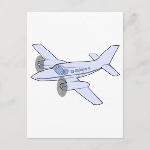 Cartão Postal Avião