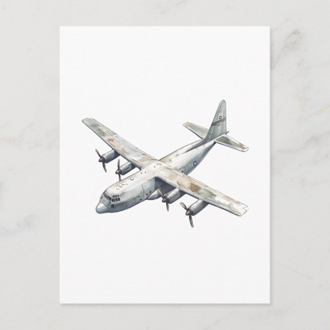 Cartão Postal Avião (Frente)