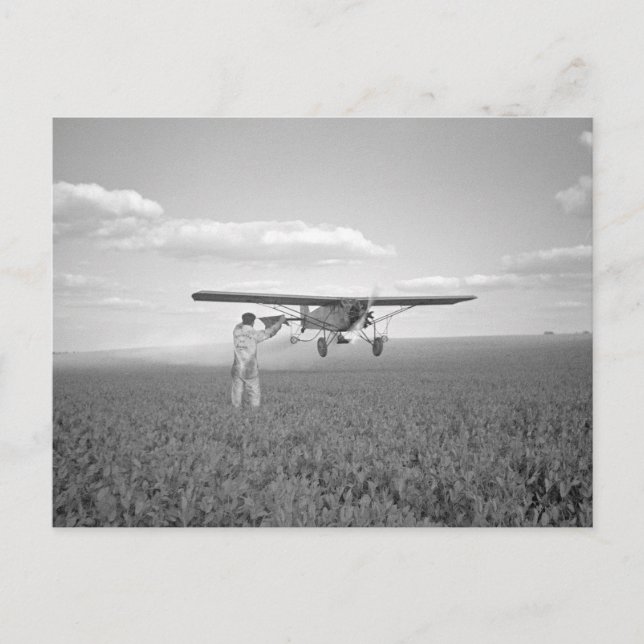 Cartão Postal Avião Agrícola, 1938 (Frente)