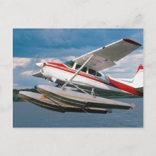Cartão Postal Avião Anfíbio Decolando, Cataratas Vitória, Zimbáb