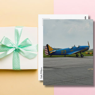 Cartão Postal Avião Antigo Feira Fairchild PT-19 Aniversário da 