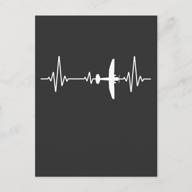 Cartão Postal Avião, avião, avião-piloto Legal (Frente)