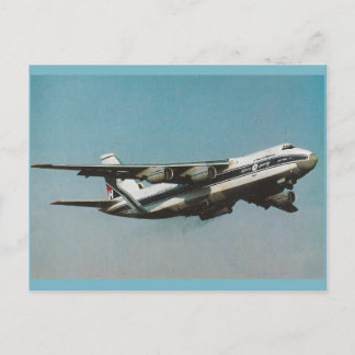 Cartão Postal Avião de Carga Antonov An-124 Ruslan Aviat Vintage