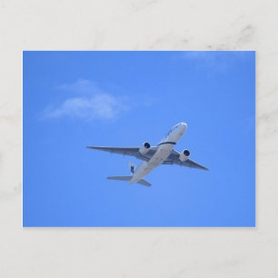 Cartão Postal Avião de Linha