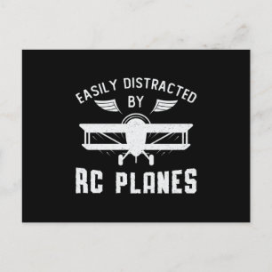 Cartão Postal Avião RC Fácilmente Distraído Por Aviões RC