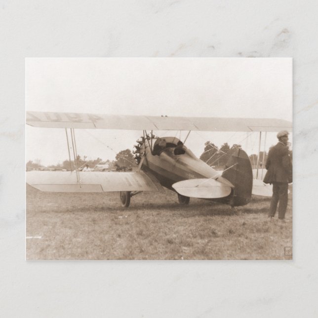 Cartão Postal Avião Vintage (Frente)