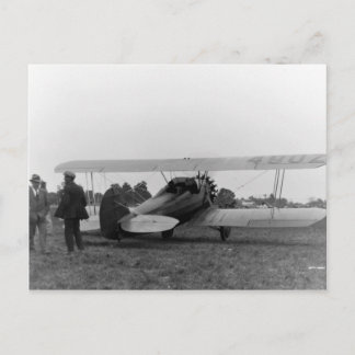 Cartão Postal Avião Vintage Cessna de 1920