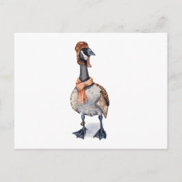 Cartão Postal Aviator Goose