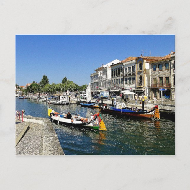 Cartão Postal Aviero Portugal (Frente)