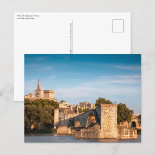 Cartão Postal Avignon Bridge França