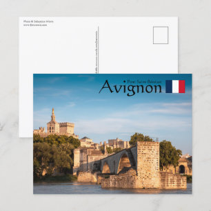 Cartão Postal Avignon França