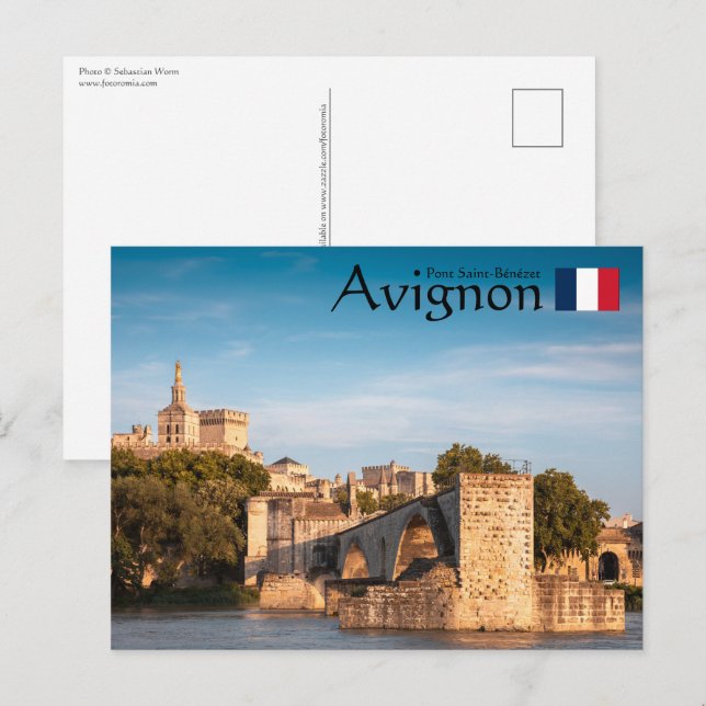 Cartão Postal Avignon França (Frente/Verso)