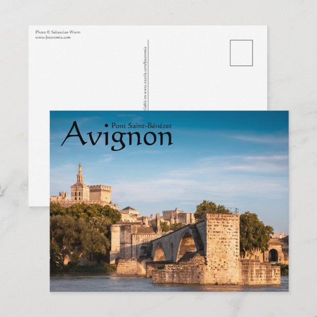 Cartão Postal Avignon França (Frente/Verso)