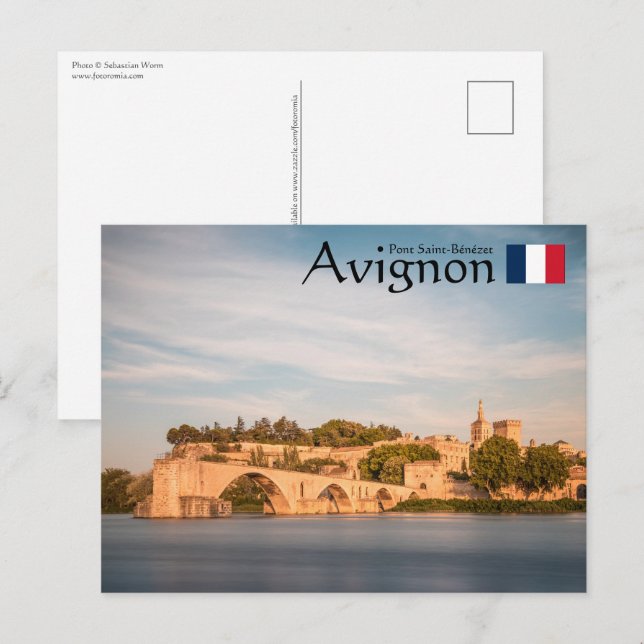 Cartão Postal Avignon França (Frente/Verso)