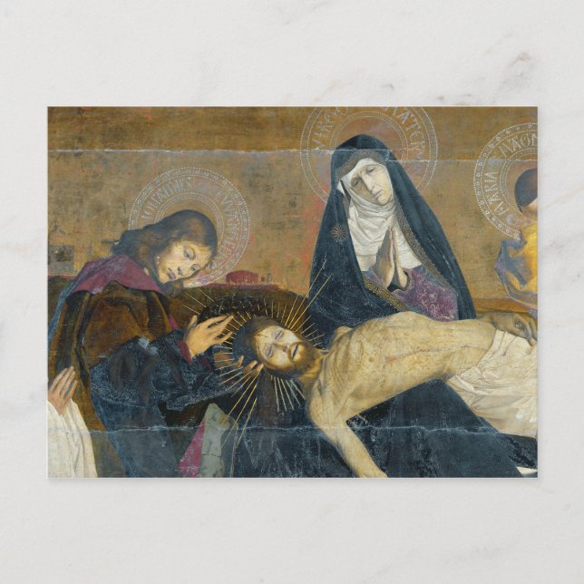 Cartão Postal Avignon Pieta, 1450-60 (Frente)